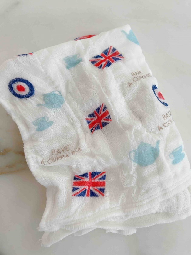 六層紗擦拭布 英式下午茶 日本製(兩件)