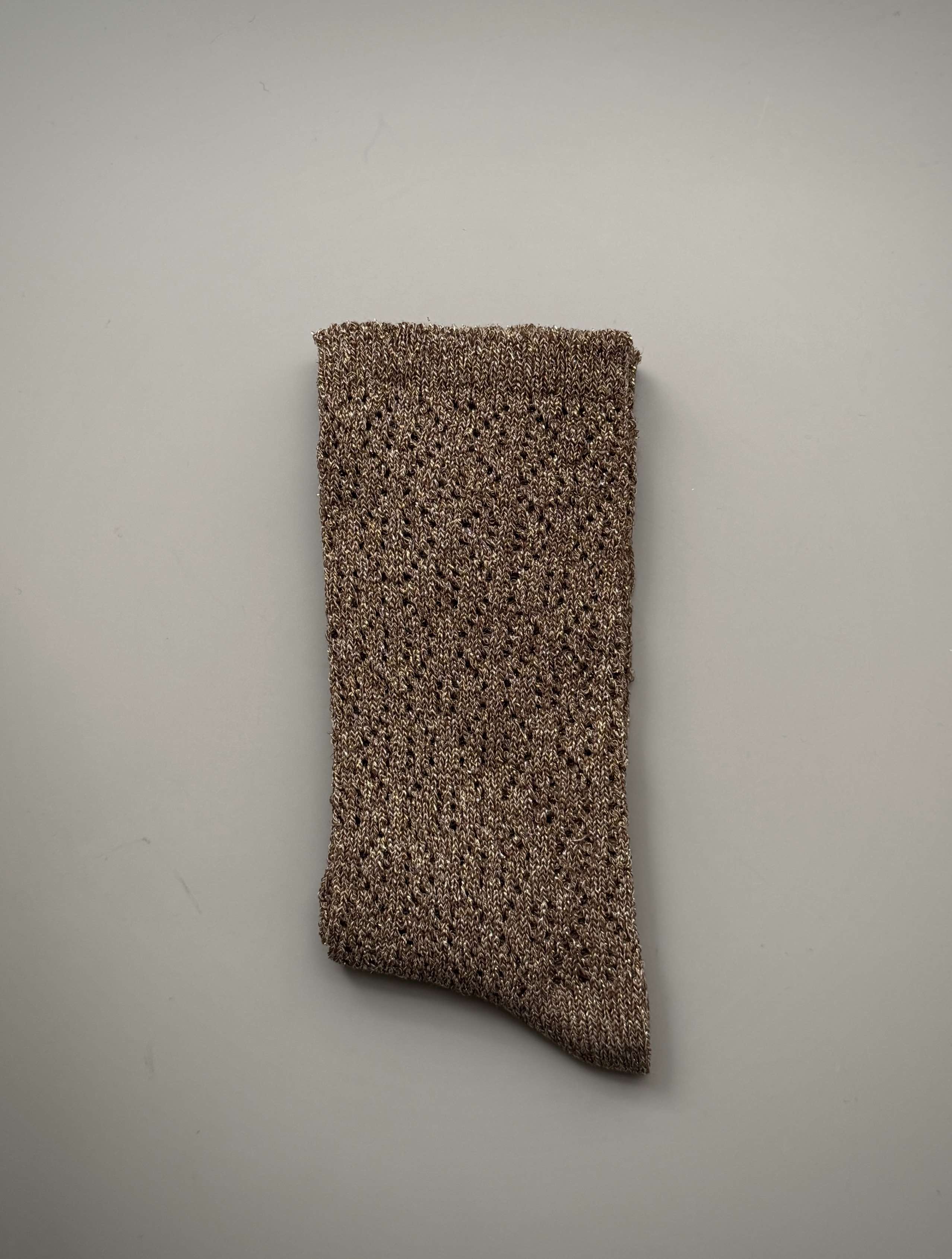 Vienna 金蔥編織 褐色