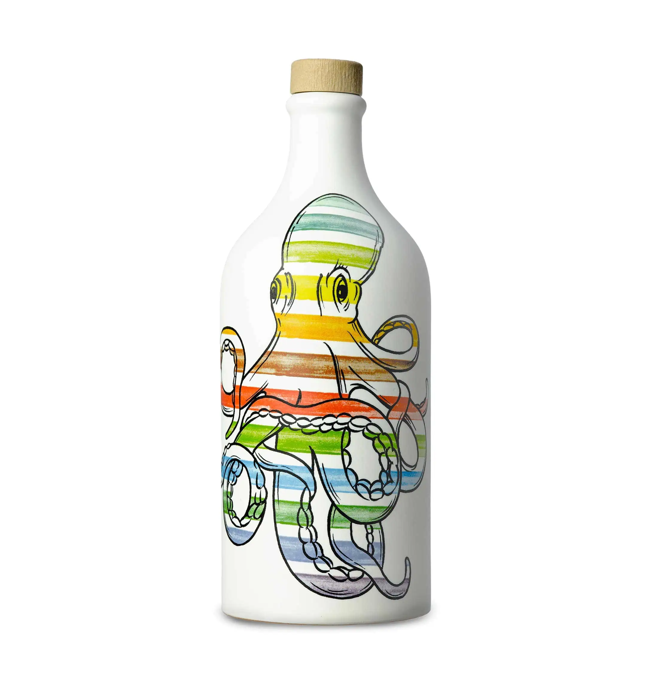 義大利特級初榨橄欖油 章魚瓶500ml - (中等風味)