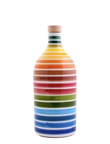 義大利特級初榨橄欖油 彩虹瓶500ml - (中等風味)*預購1/30-2/9開始出貨*