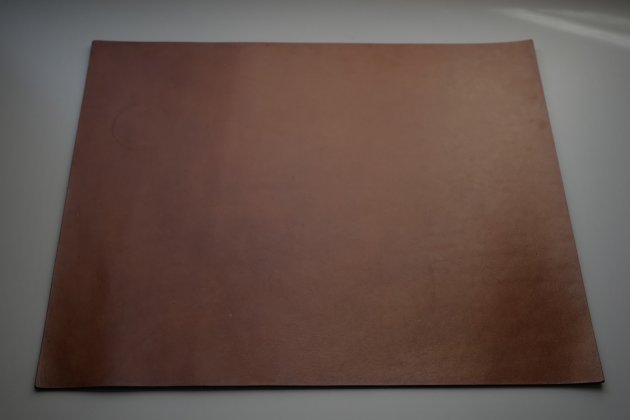 長方形手工皮革餐墊 (平面收邊)